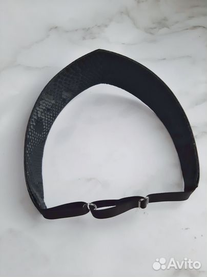 Кокошник ободок 3D Кожа змеи современный