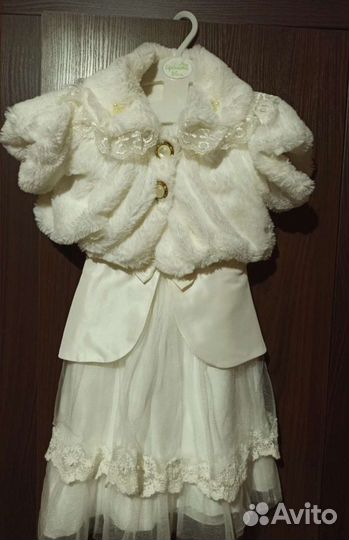 Болеро для девочки меховое