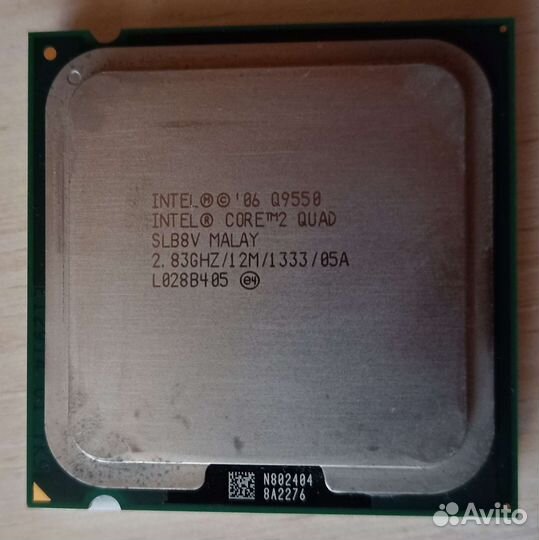 Intel core 2 quad q9550