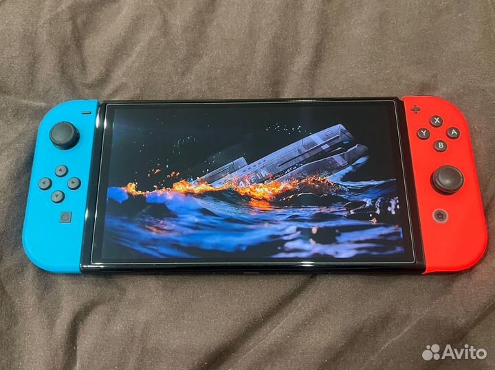 Nintendo switch oled прошитая бу 512gb
