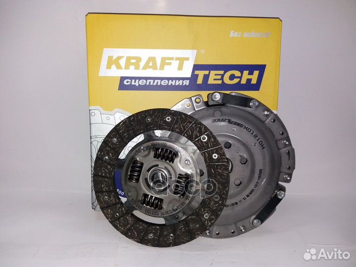 Ком-кт сцепления Chery Amulet 1.6 w01210h9 Kraf