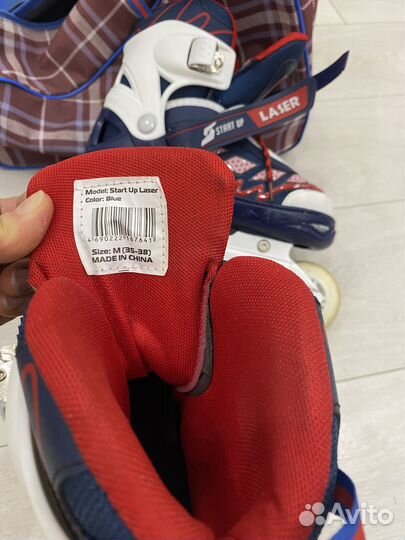 Роликовые коньки раздвижные 35-38