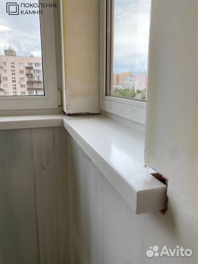 Подоконник из кварцевого агломерата