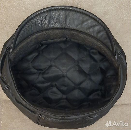 Кепка натуральная кожа ручной работы