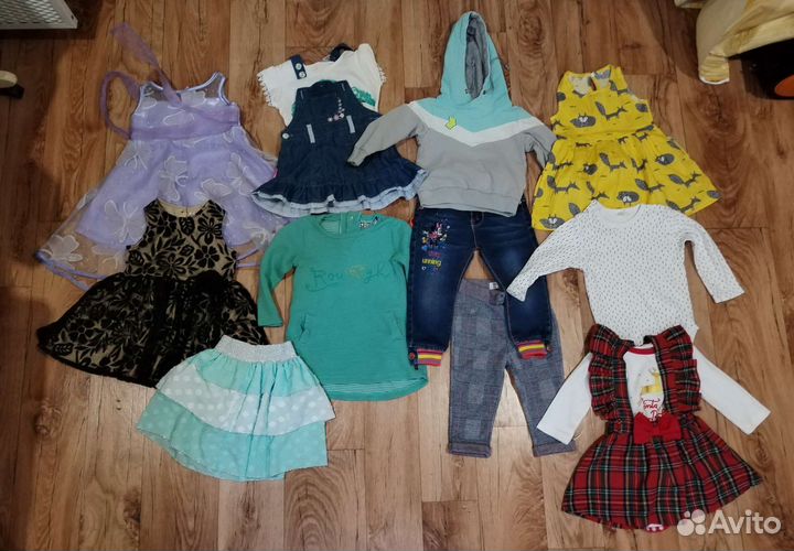 Вещи на девочку 74-86 пакетом