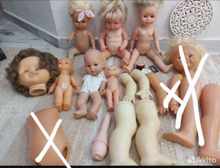 Запчасти для кукол СССР