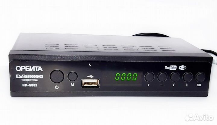 Цифровая тв приставка Орбита HD-G889C DVB-T2/С