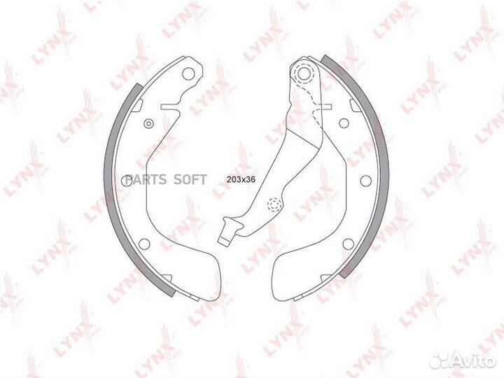 Lynxauto BS-1802 BS-1802 Колодки тормозные lynxauto