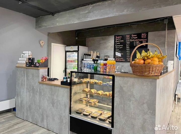 Барная стойка для кофейни, пекарни