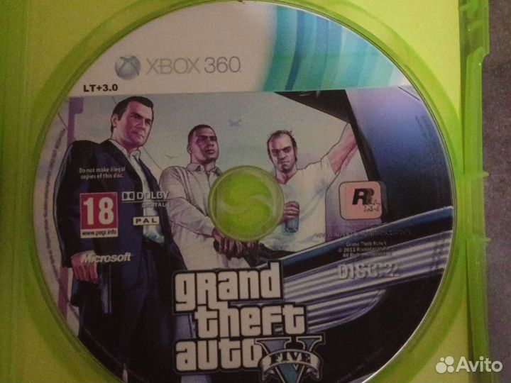 Gta V для xbox 360(лицензия)
