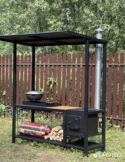 Мангал С крышей