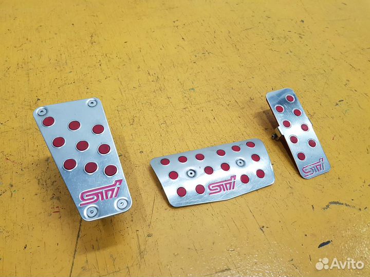 Накладки на педали STI Subaru Forester, SF5, EJ20