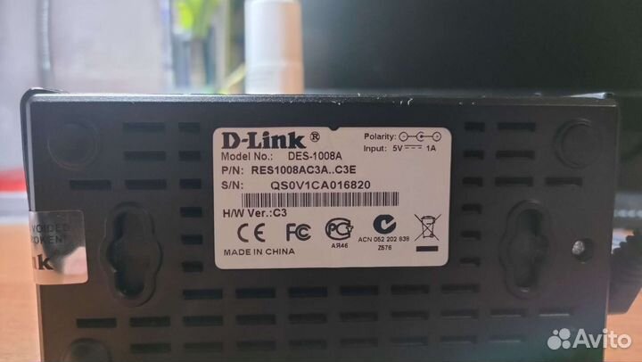 Коммутатор dlink Des 1008d