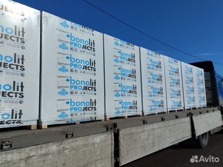 Блоки из газобетона производства Бонолит