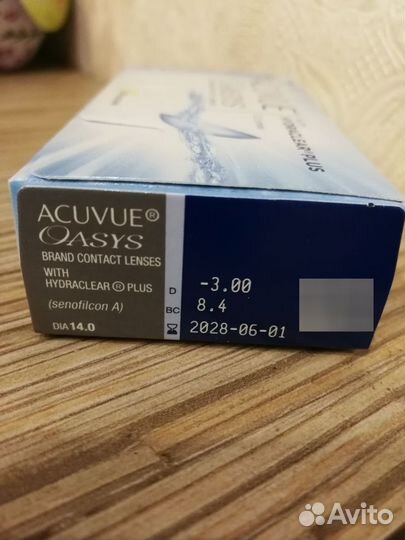 Новые линзы acuvue oasys - 3. 12 шт