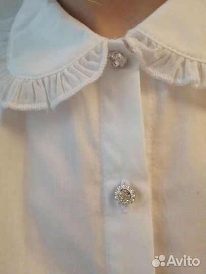 Блузка школьная новая 122-128