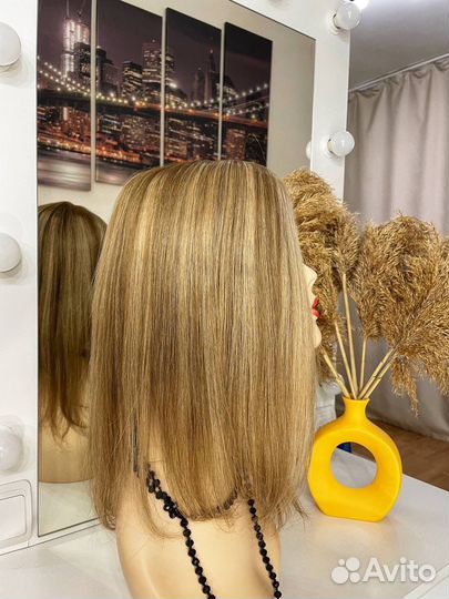 Накладка из натуральных волос ручной работы