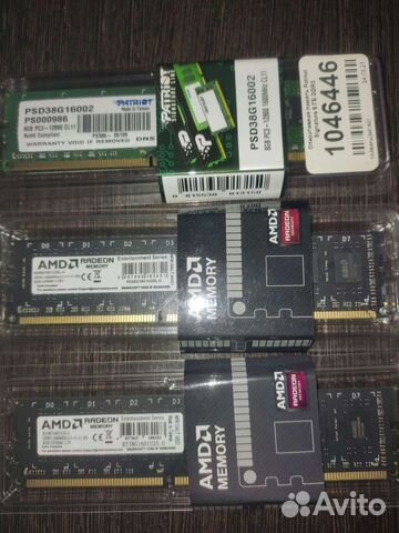Оперативная память новая DDR3 и DDR4