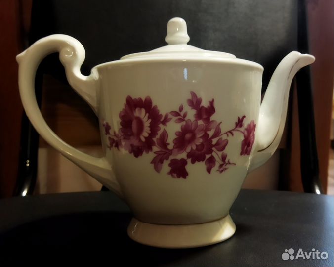 Заварные фарфоровые чайники времен СССР