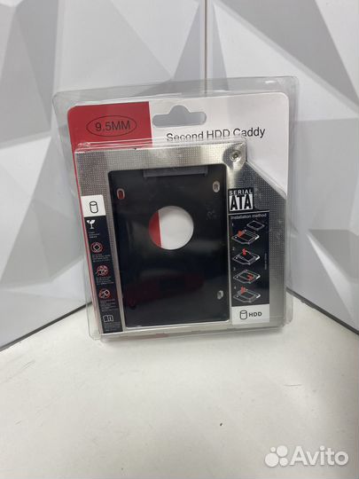 Переходник для ssd, hddв привод dvd