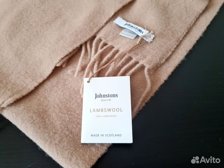 Новый шарф Johnstons с биркой 100% шерсть