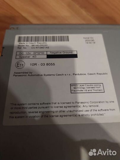 Штатная магнитола toyota rav 4