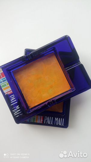 Пепельница цветное стекло