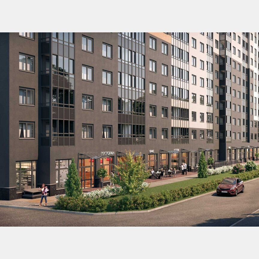 2-к. квартира, 55,2 м², 18/21 эт.