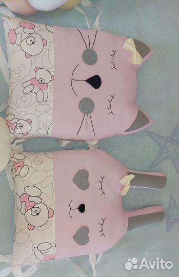 Бортики в детскую кроватку