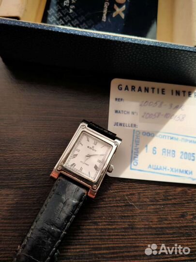 Швейцарские часы edox