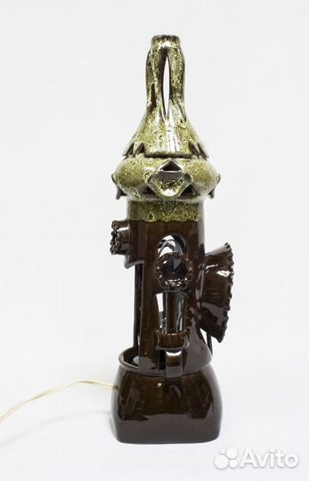 Лампа - светильник Пряничный домик, керамика, высо