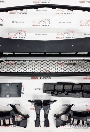 Бампер в стиле C63 AMG на C-Class W205 13-18