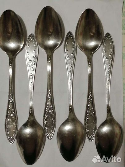 Мельхиоровые ложки и вилки СССР