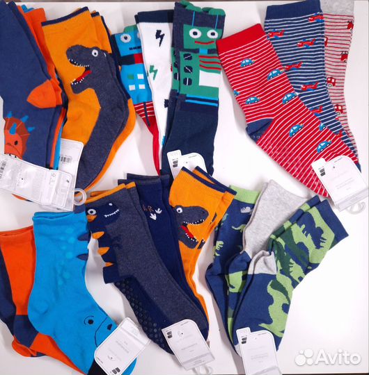 Новые носки mothercare 30-36 размер для мальчика