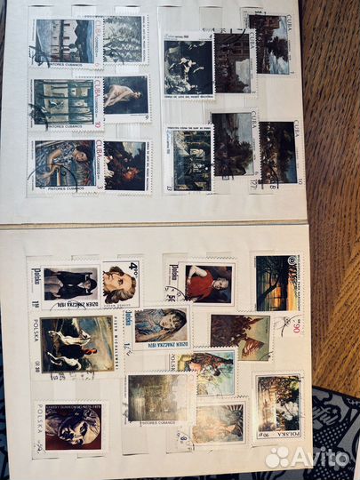 Почтовые марки лотами