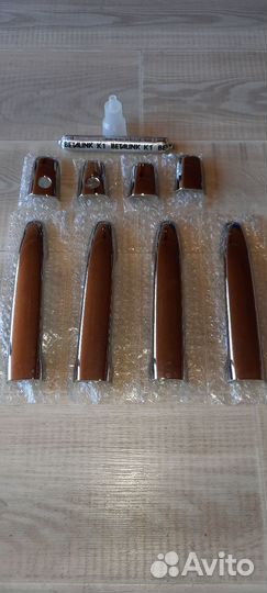 Хромированные накладки на ручки Mitsubishi Lancer