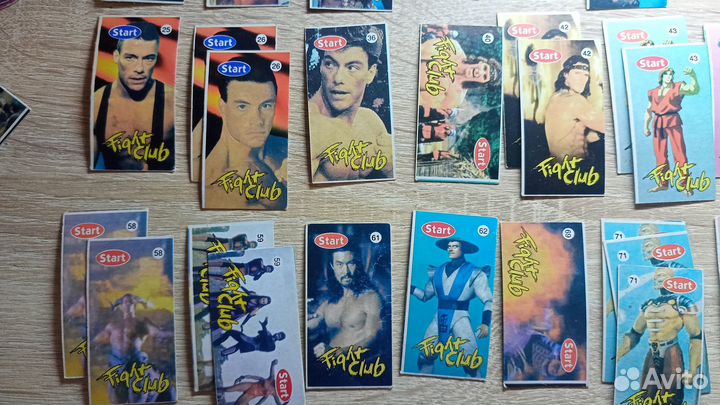 Вкладыши 2000 Start Fight Club / PaxToy