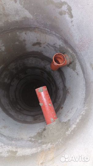 Установка септика из бетонных колец под ключ