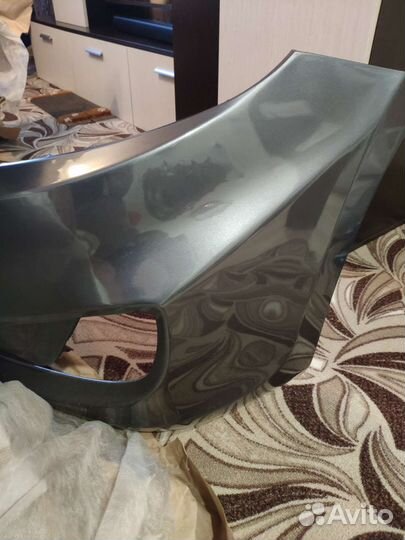 Передний бампер на hyundai solaris 1