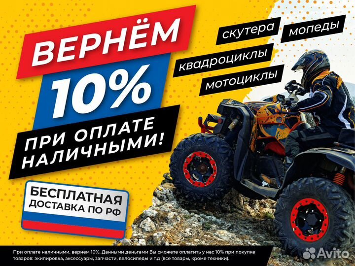 Квадроцикл бензиновый motax grizlik T 200