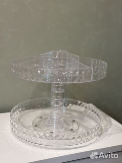 Вращающийся органайзер для хранения косметики