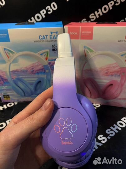 Беспроводные наушники с ушками Hoco w42