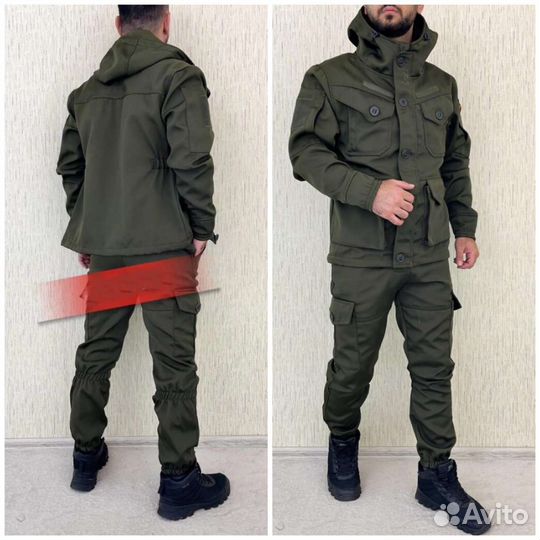 Костюм горка 8 олива на флисе костюм демисезонный