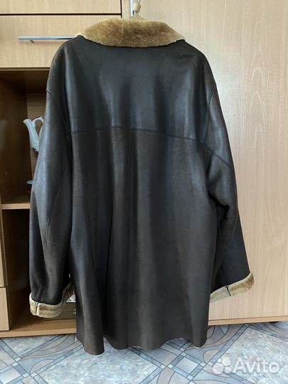 Дубленка натуральная мужская 54 56