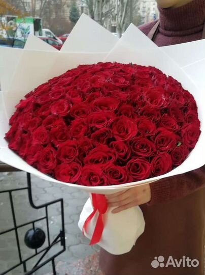 Букет гигант 101 201 301 роза