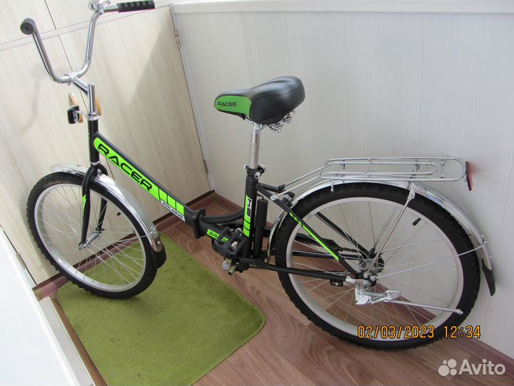 Велосипед «racer» со складной рамой, колёса 24