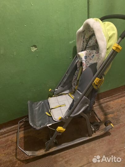 Коляска санки nika