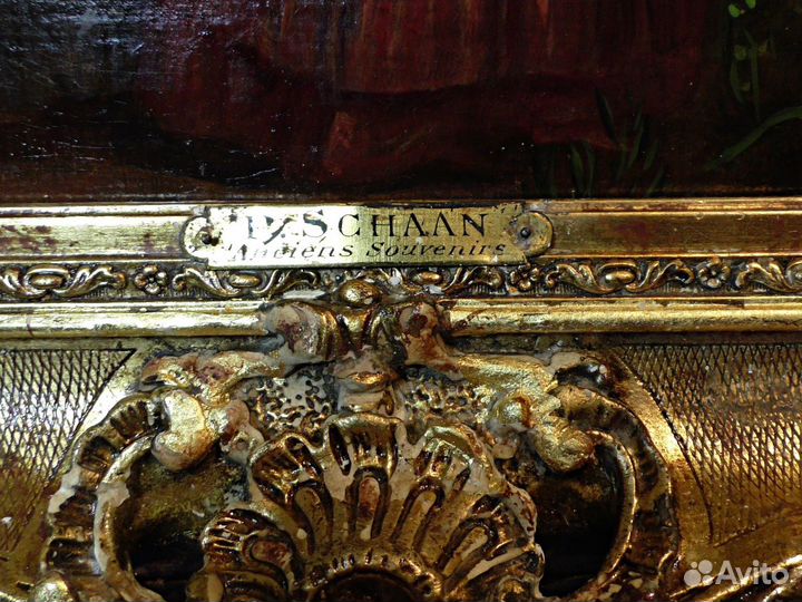 Картина.19 век.Paul Schaan.Франция.Воспоминания