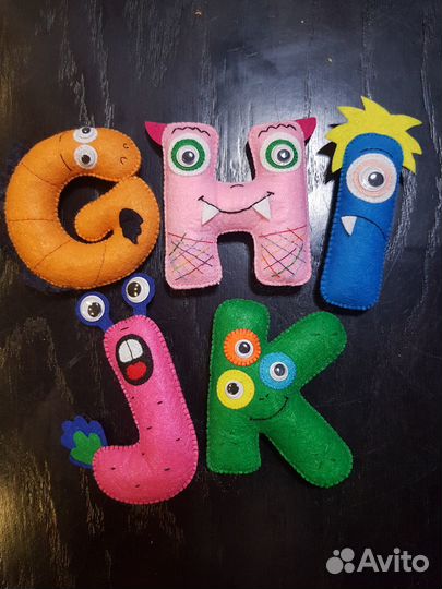 Алфавит из фетра