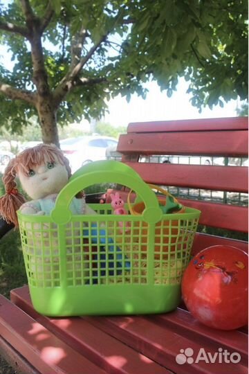 Корзина пляжная для игрушек для пикника